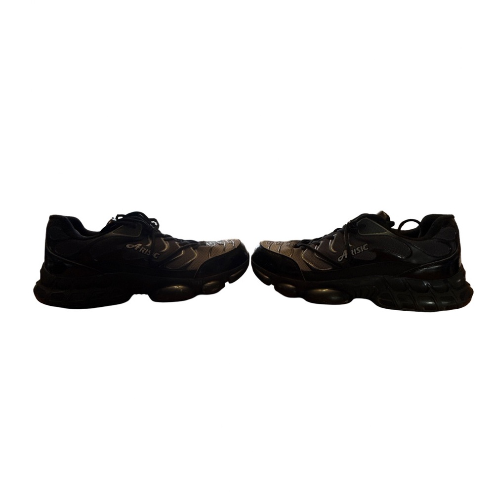 Arisic Non Slip Steel Toe Men's Shoes Black Athletic Shoes